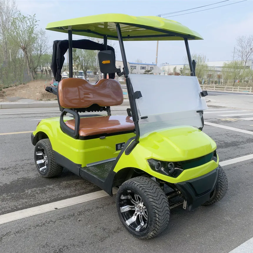 Nuova Auto Elettrica Alimentata A Batteria Al Litio Street Legal Off-Road Golf Cart Imbottito Seat Top Basket