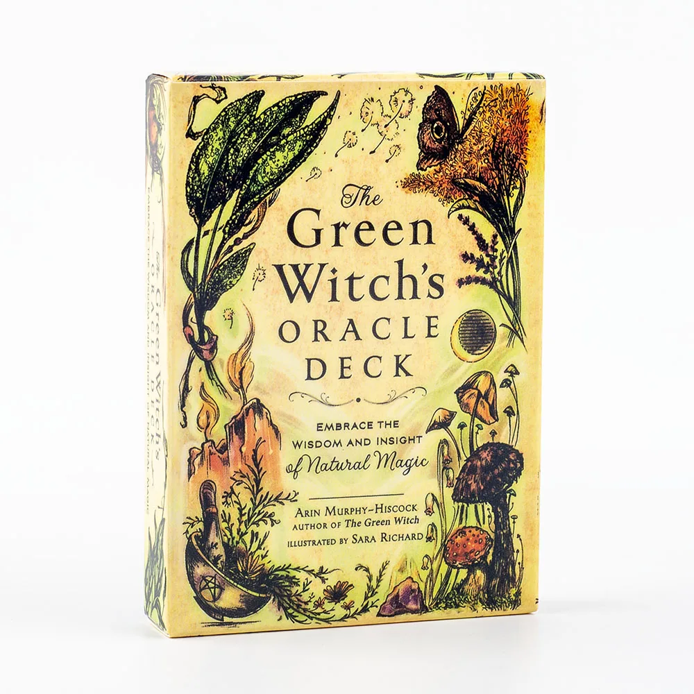 The Green Witch's Oracle Deck 50 Stück Wahrsagerei Fate Tarot Oracle Karten Party Unterhaltung Brettspielkarten 10,3 * 7,3 cm TK119K – Detail 2