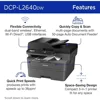 DCP-L2640DW Wireless Compact Monochrome Multi-Function Laser Printer with Copy and Scan, Duplex, Mobile 3