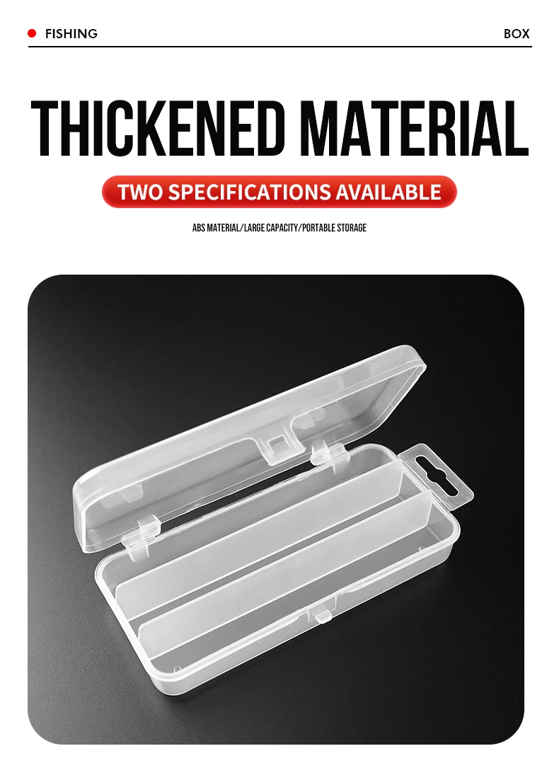 TAIYU 3 Compartment Mini Fishing Tackle Box Storage 13cm 17.5cm Lure Baits Minnow Pencil Lure High Quality Fishing Box