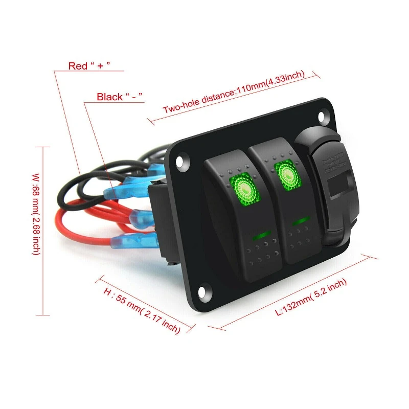 2  ġ г 5  - ġ  USB ڵ  а Ŀ г ġ, 12V/24V ڵ Ʈ Ʈ ؾ