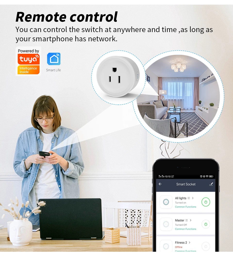 remoto, Eletrodomésticos, Smart Life, Alexa, Google Home, 16A