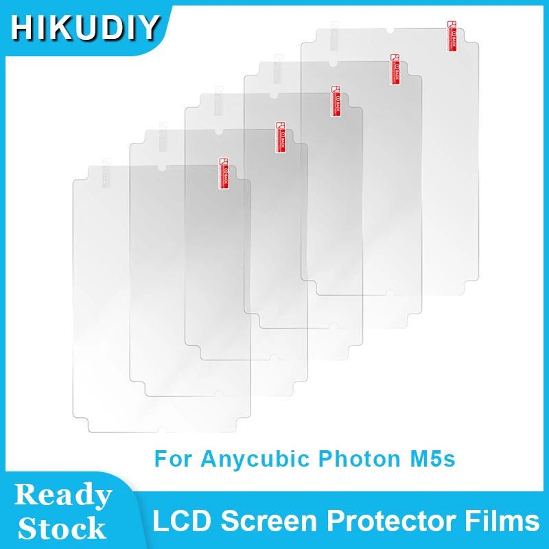 

HIKUDIY 2,5-дюймовая устойчивая к царапинам Защитная пленка для ЖК-экрана для 3D принтера из смолы Anycubic Photon M5s