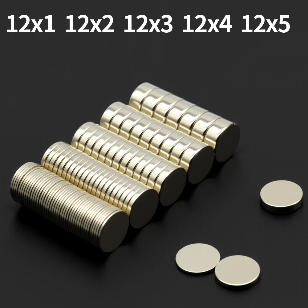 12x2 12x3 12x5mm runder superstarker Magnet Leistungsstarker Neodym-Magnete N35 NdfeB Permanentmagnet imanes Kühlschrankmagnet – Detail 1