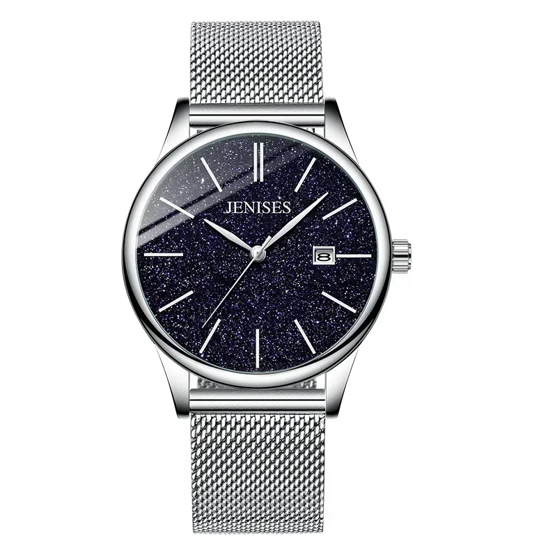 Watch for Man New Personalized Student Steel Band  Leisure Casual Simple Wristwatch Waterproof Babysbreath Quartz Clockx reloj