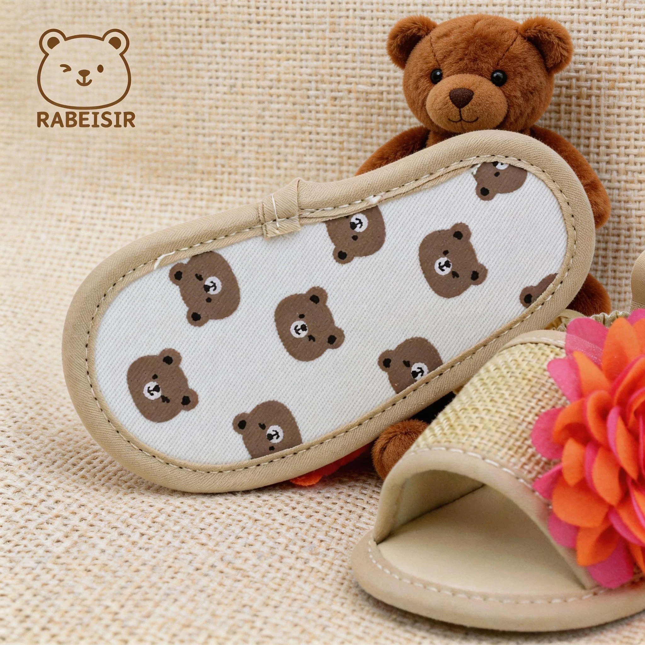 Girls' Front-Walking Shoes for Spring and Summer Baby Sandals 0-6-12-18 Months - 5