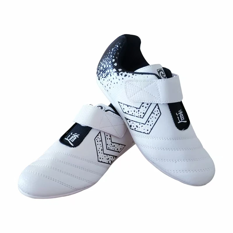 Martial Arts Shoes Child Taekwondo Shoes Men Women Martial Arts Karate Kung Fu Shoes White Blue Wushu Tai Chi Kungfu Kids