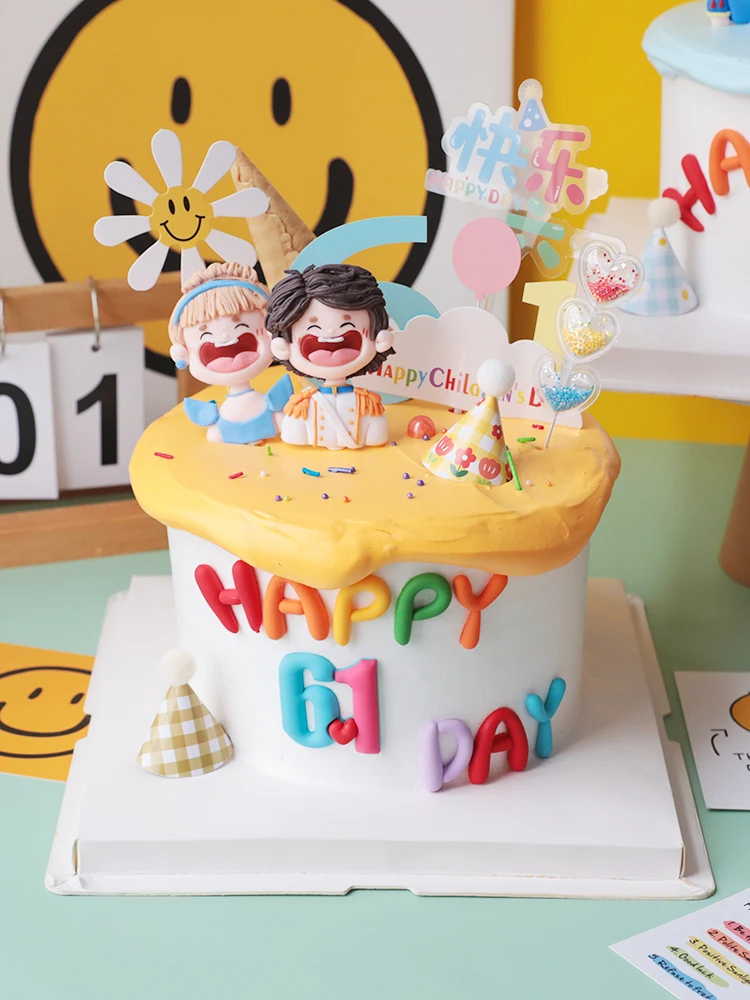 Adorno de tarta de fútbol para niño y niña, decoración de Cumpleaños feliz,  Cupcake, postre de fiesta, boda, suministros de horneado para Baby Shower -  AliExpress