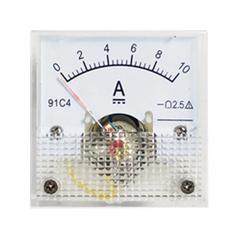 91C4-A-mA DC Pointer type Ammeter 1A 2A 3A 5A 10A 15A 30A 50A 75A 100A 150A 200A 300A 400A 500A Analog Mechanics Plate table