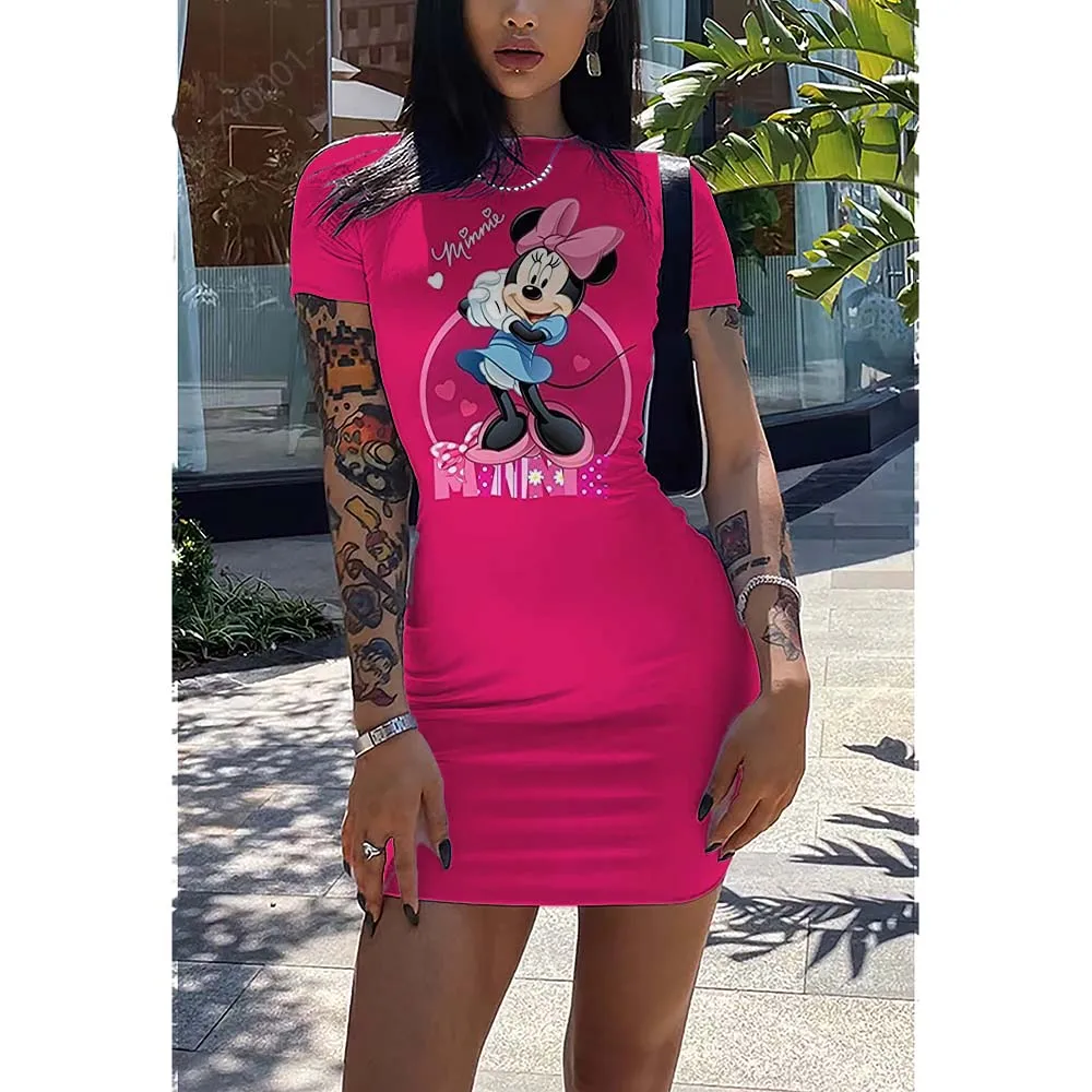 

Disney Beach Outfits for Women Clothing Sexy Dress Woman Evening Gown Summer Dresses for Women 2022 Fashion Chic Skirt Mickey