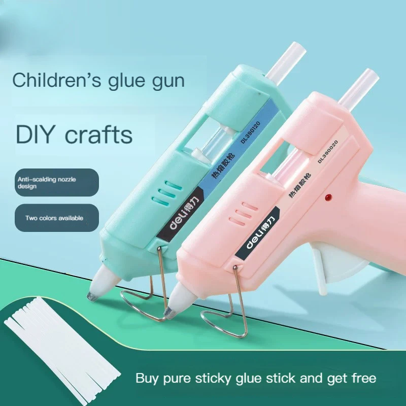

30W Hot Melt Glue Gun With 10PCS 7mm Glue Sticks Child DIY Mini Home Electric Heat Temperature Repair Tool Industrial Thermo