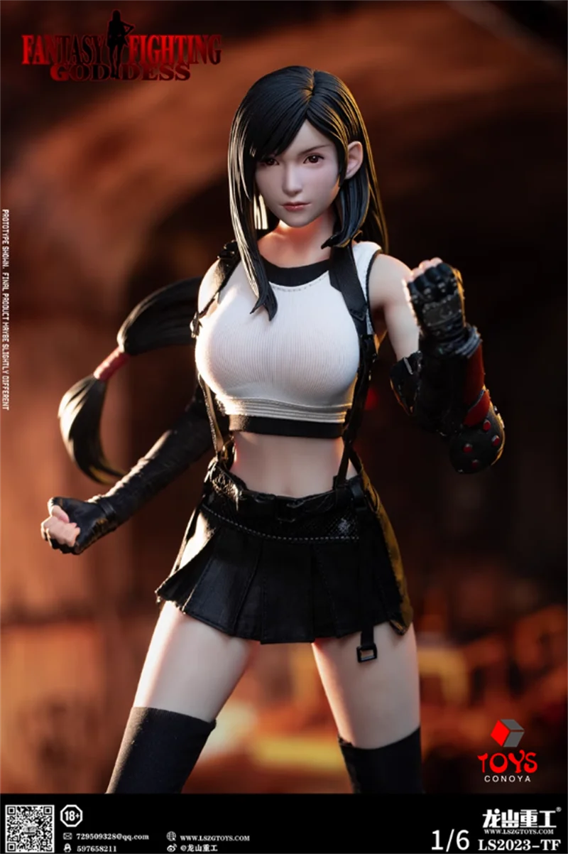 ティファ風 シームレスフィギュア　LS2023-TF 1/6 In Stock LS2023-TF 1/6 Fantasy Goddess Tifa Movable Eye