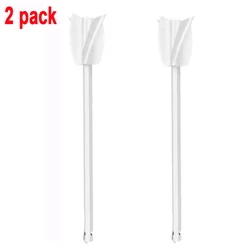 Resin Mixer Paddles - Efficient Paint and Epoxy Mixing Tool (2 pack white)