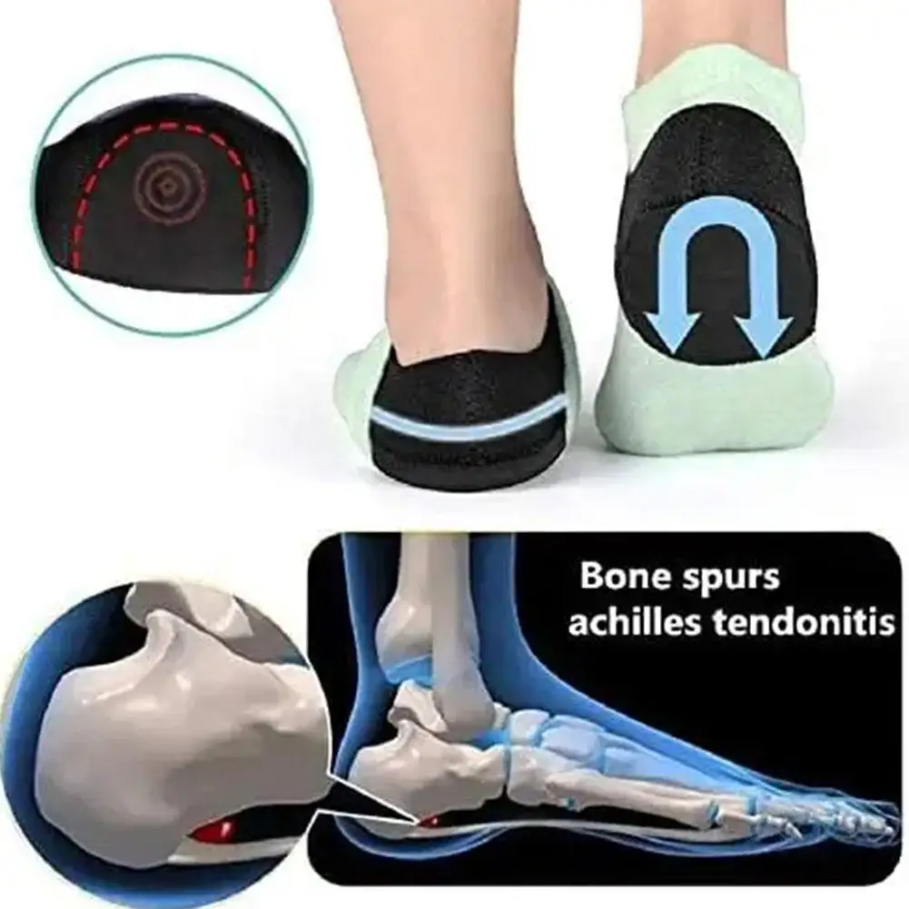 Plantar Fasciitis Heel Socks For Achilles Tendonitis Calluses Spurs Dry Cracked Feet Heel Pain Relief Treatment Gel Pa N5T4