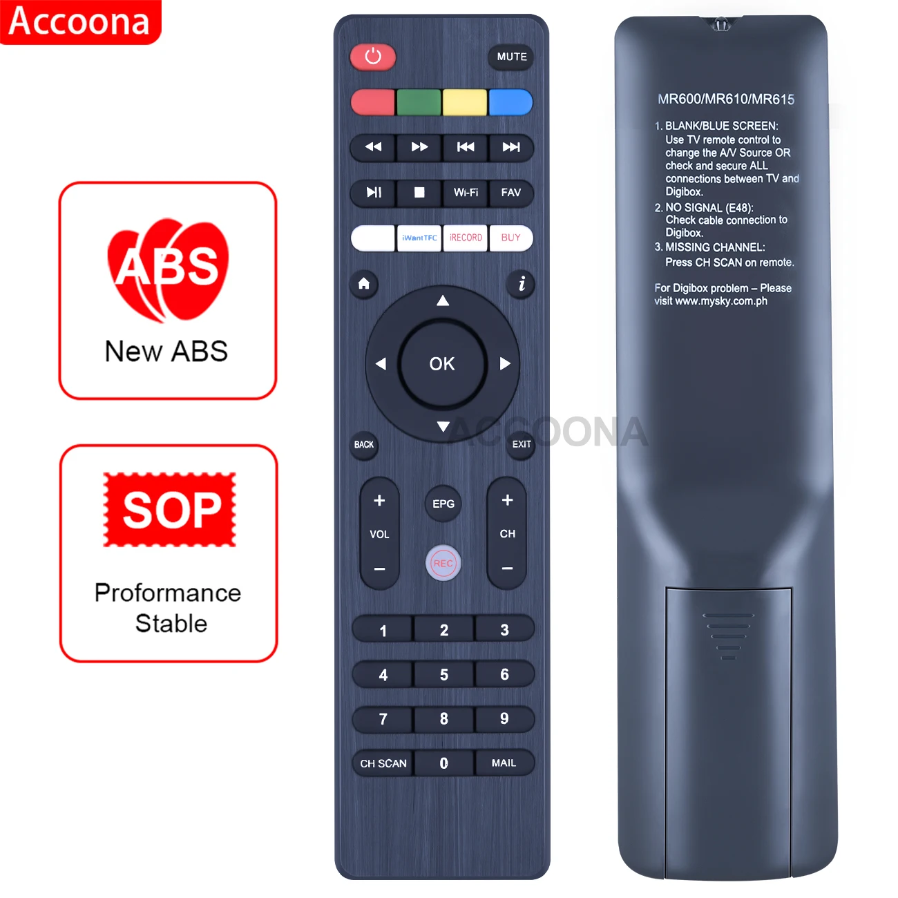 Telecomando Per Sky Mr600/Mr610/Mr615 Tv Box