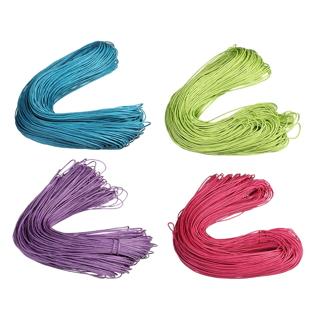 1mm Waxed Thread Cord String Strap 90meter/roll for DIY Bracelet Clothing Bags Making Findings