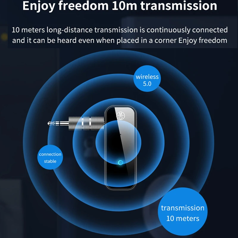 Premium Wireless Bluetooth Audio Adapter with 2-in-1 Transmitter & Receiver Capability
