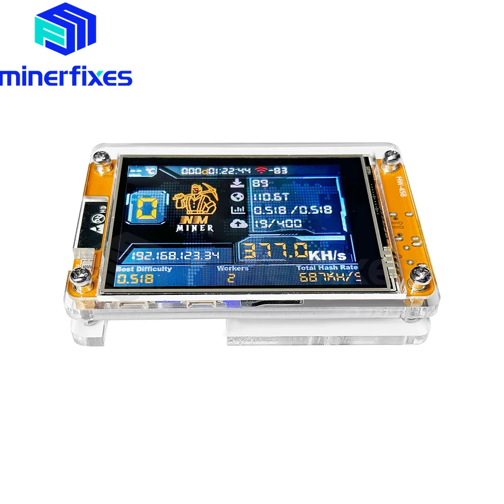nerdminer v3 2.8-inch 350kh/s or 1000kh/s BTC Solo Lottery mining Crypto miners Bitcoin Miner Solo Mining Machine nmminer