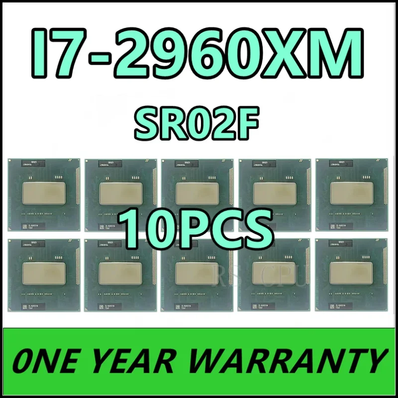

10pcs I7-2960XM I7 2960XM SR02F 2.7 GHz Quad-Core Prosesor CPU Delapan Ulir 8M 55W Soket G2/RPGA988B