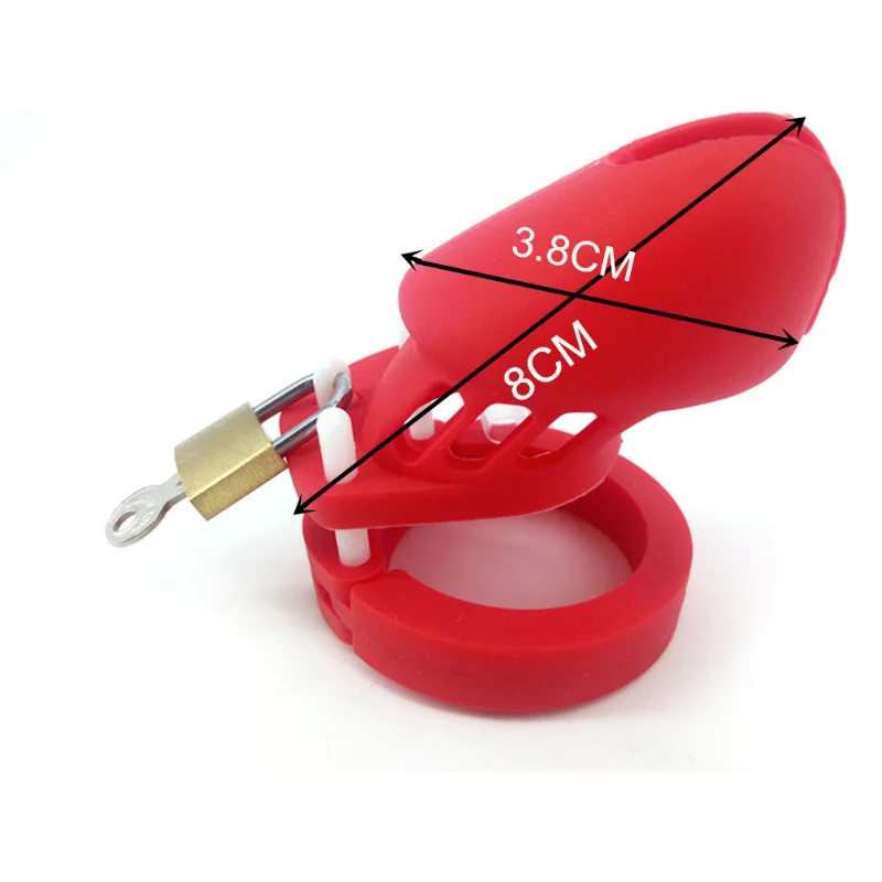 Medical Soft Silicone Male Chastity Device 1PCS With 5 Size Penis Ring Cock Cages Virginity Lock Sex Toys For Men Couple penis chastity cage,chastity lock sex toy,penis cock ring