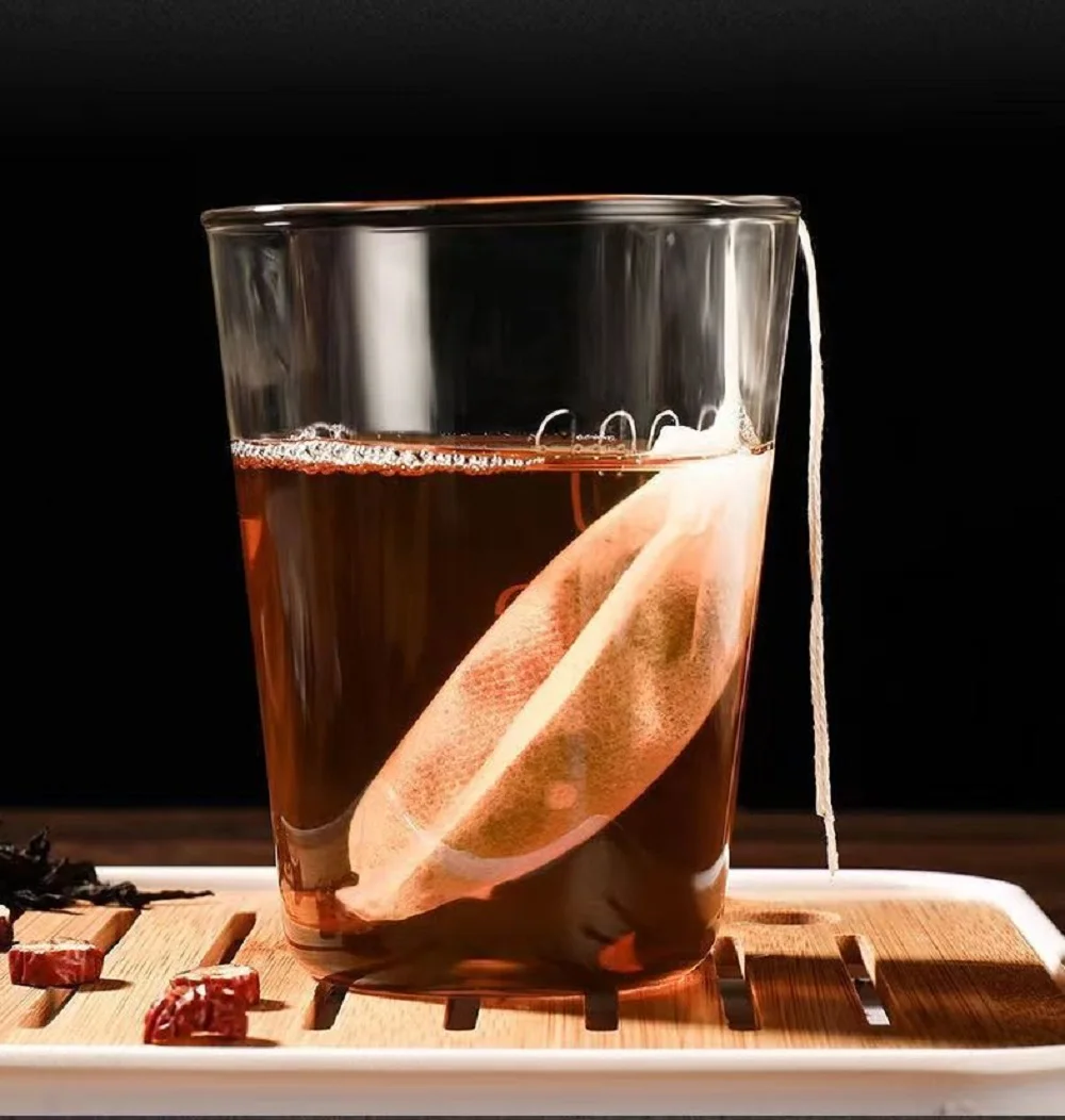 Disposable Tea Filter Bags 100pcs Drawstring