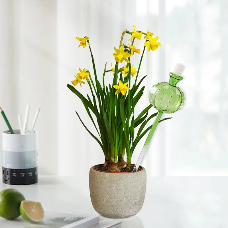 Pomegranate Flower Water Dispenser, Glass Creative Design, Water Dispenser Pot, Lazy Person Water Dispenser, Convenient