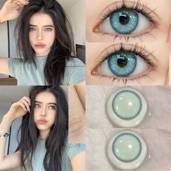 Elegant Purple Fashion Contact Lenses - Soft Prescription (Lan cat)
