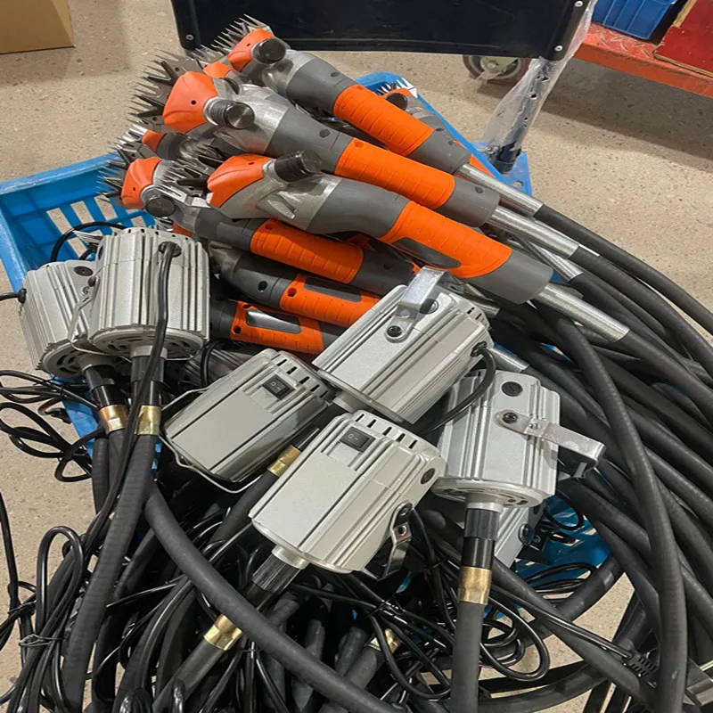 220V 회전식 플렉시블 샤프트 전기 양털 깎기 기계 염소 가위 기계