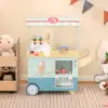 Kids Ice Cream Cart with Vending Machine & Ice Cream Maker Toys Display Stand 3
