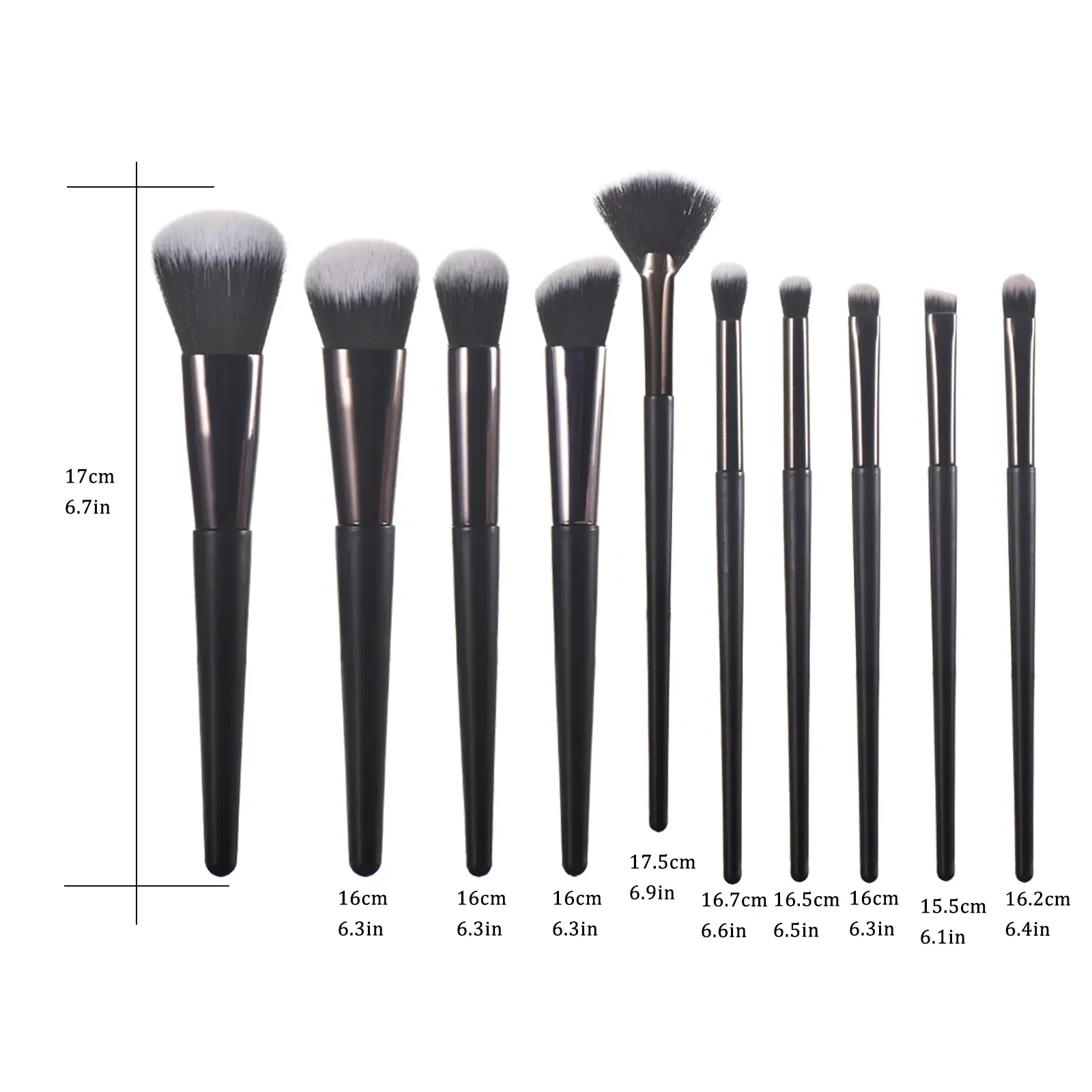 10pcs black
