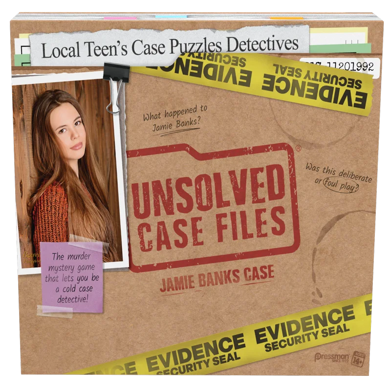 

Unsolved Files Jamie Banks - Crime Solving Party Game