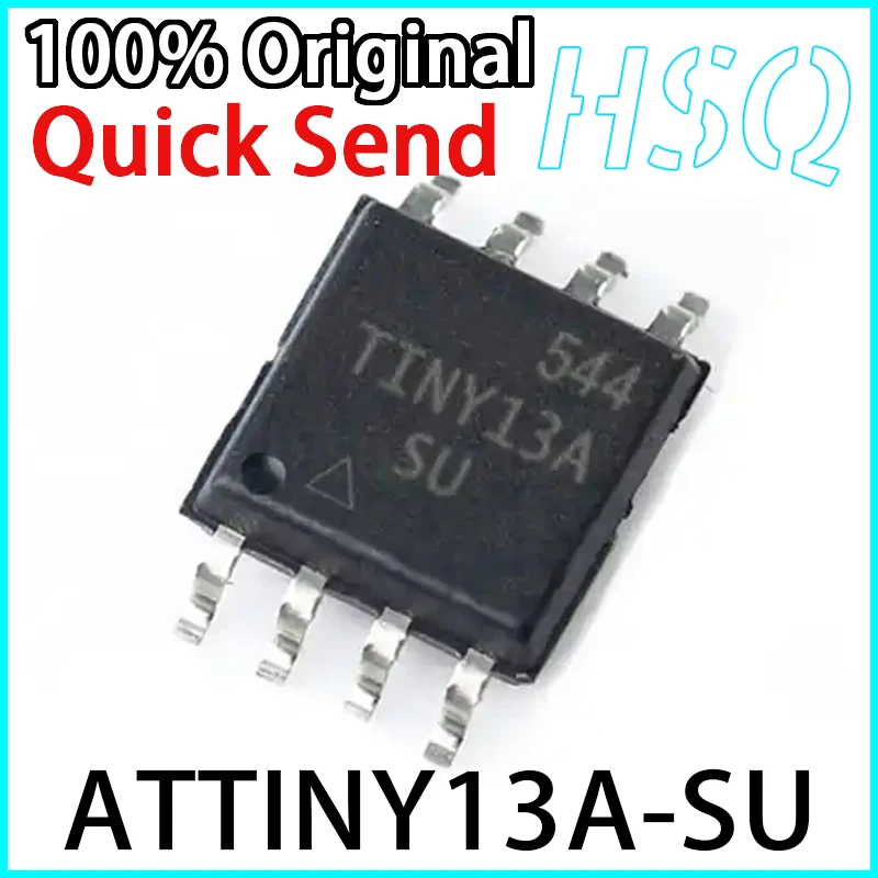 Chip de microcontrolador de 8 bits, 5 piezas ATTINY13A-SU, TINY13A-SU SOP-8