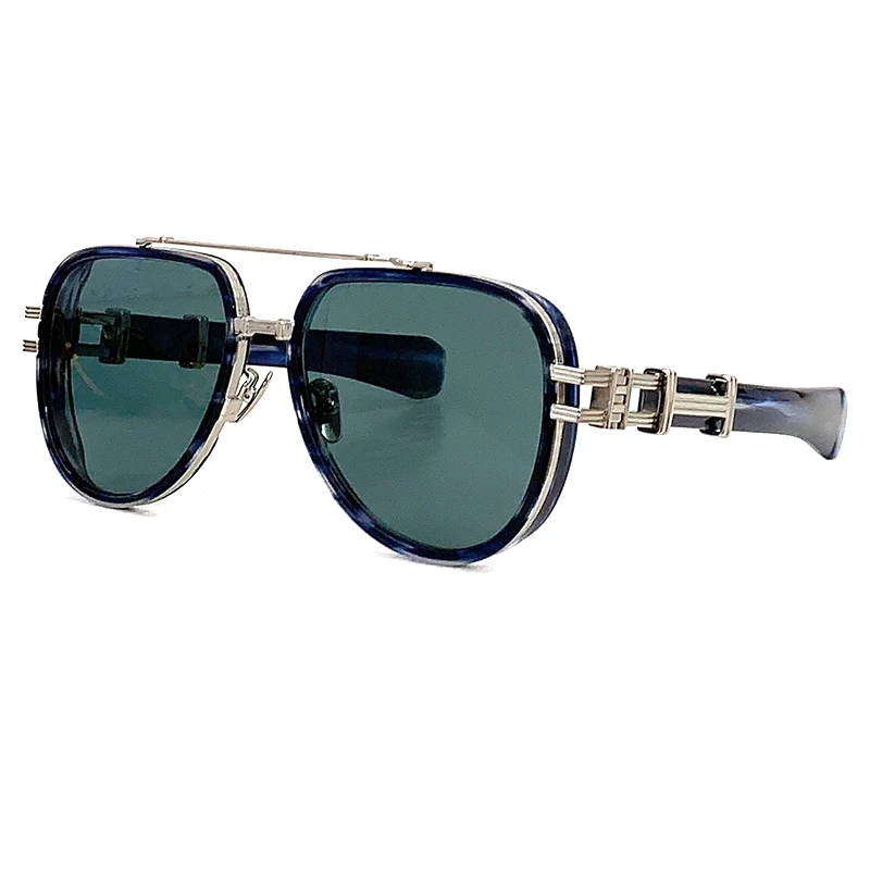 

Classic Retro Sun Glasses for Men New Fashion Metal Frames Pilot Sunglasses Designer Vintage Shades High Quality Eyewear