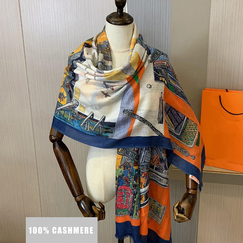 Рисунок 4 - Длинный кашемировый шарф