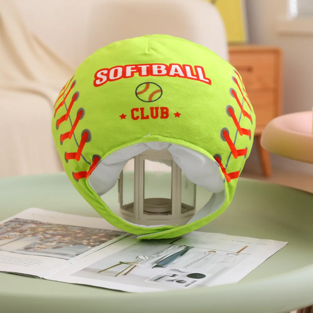 

Golf Ball Cosplay Hat Headgear Birthday Decoration for Girl Funny Novelty Plush