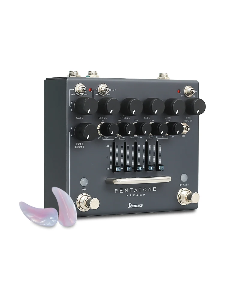 Ibanez 기타 페달 펜타톤 프리앰프, 다기능 모노블록 이펙터, 노이즈 게이트, BYPASS 풋 스위치, 기타 액세서리