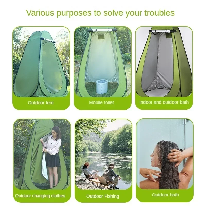 Sun Tent for Beach One-touch Camping Inner Indoor Outdoor Campaign Travel Shower Portable Folding Bath Fishing Toilet HikesTents
