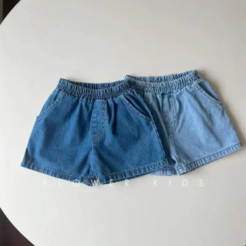 New Baby Summer Denim Shorts Loose Kids Casual Shorts Cute Toddler Girl Short Jean Baby Boy Denim Pants Clothes
