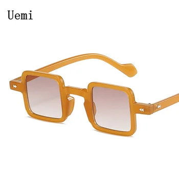 New Fashion Retro Small Square Sunglasses For Women Men Ocean Lens Vintage Sun Glassses Hip Hop Ins Trending UV400 Eyeglasses 6