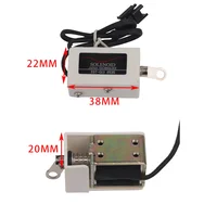 High-Quality SDT-G13 Jump Solenoid with Black Plug – 38MM Thread Length for Embroidery Machine Spare Parts