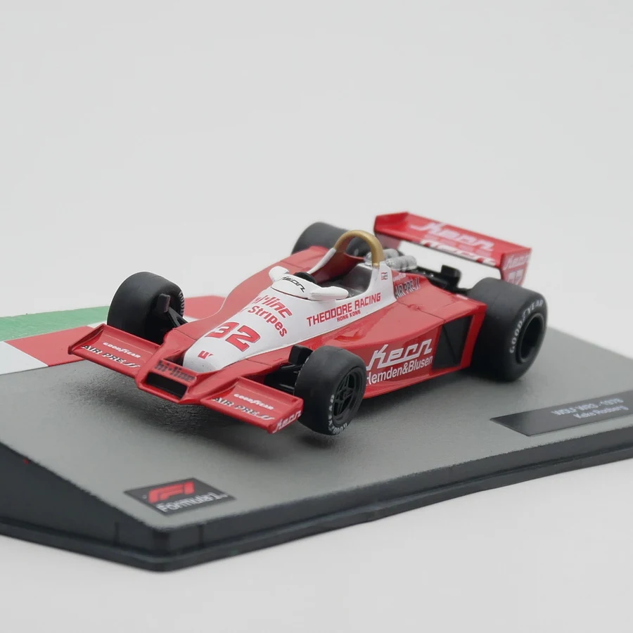 Ixo 1:43 Racing WOLF WR3 1978 Keke Rosberg Diecast Car Model Metal