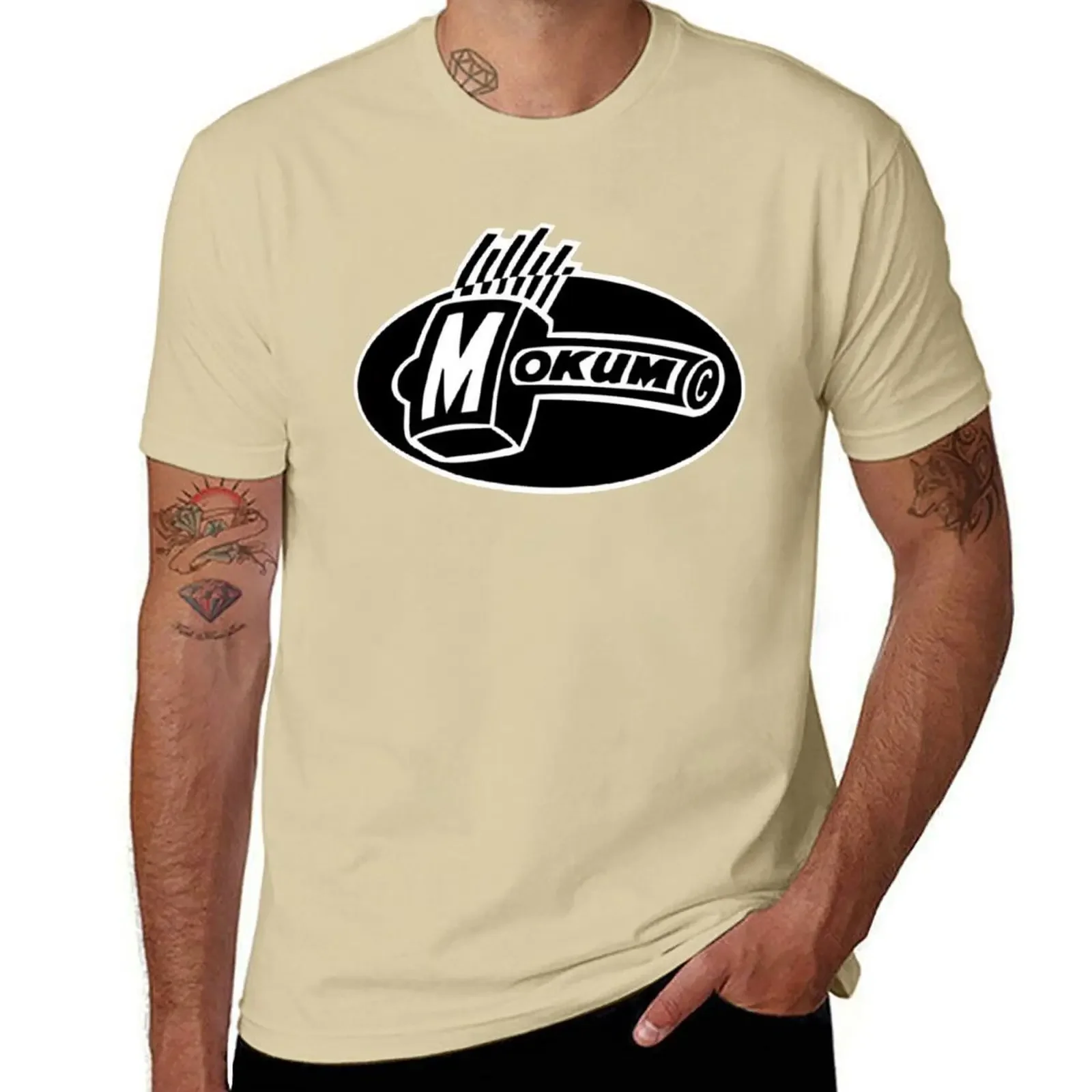 MOKUM RECORDS Men's Custom Graphic T-Shirt - Summer Casual Short Sleeve O-Neck Tee