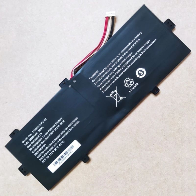 Bateria do Portátil para Atex W1415a Tablet pc Utl32851312s Utl-3576127-2s 7.4v 7.6v 37wh 38wh 5000mah Novo - Imagem 3