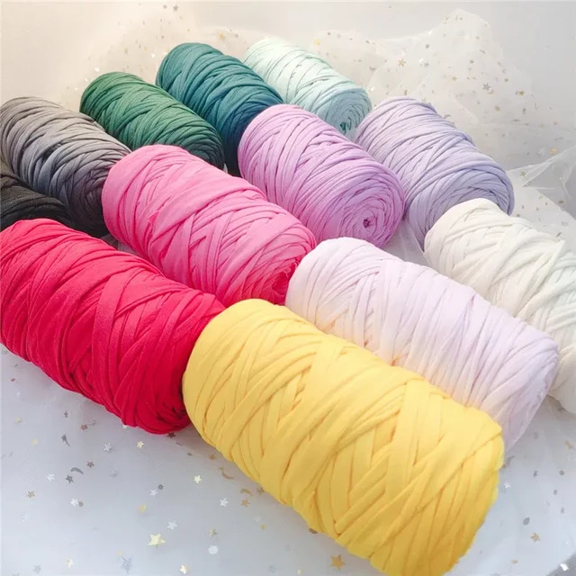 400g Knitting Tshirt Yarn Crochet Cloth Cotton Yarns For