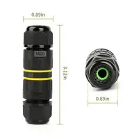 5pcs M16 M20 Power Cable Connectors, Waterproof IP68 Wire Connector Outdoor Junction Box  for 2 pin Diameter 4-8mm or 3 Pin Diam - Image 5