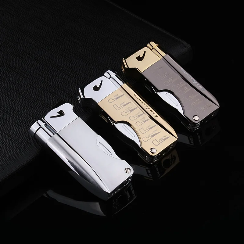 Butane Jet Lighter with Pipe Tool Pipe Rod Lighter Multifunction Gas Lighter Free Fire Compact Cigarette Accessories Cigar Man 2