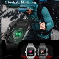 Nouvelle Montre Connectée Militaire 2026 pour Hommes, Étanche IP68 5ATM, Suivi Sportif et de Santé en Extérieur, Appels Bluetooth, Écran 1,81 Pouces 3