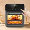 10L Electric Visual Air Fryers Oil-free Automatic Household Kitchen Multifunction Bread Cake Meet Food Baking Oven Deep Fryer 1