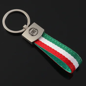 Portachiavi per auto Ciondolo gingillo Portachiavi Anelli per Fiat Viaggio Abarth 500 Punto Bravo Panda Tipo Stilo Ducato Accessori auto