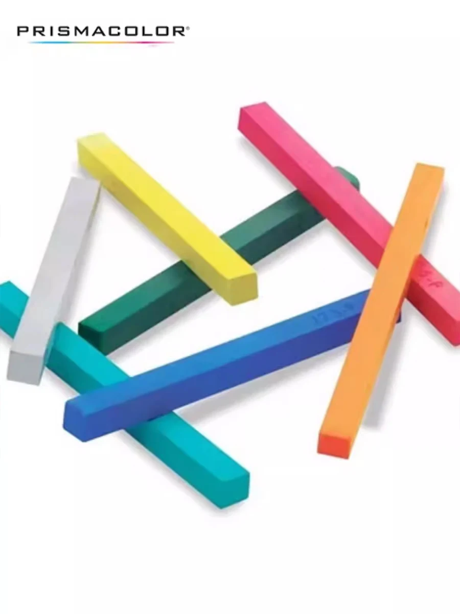 Prismacolor 아티스트 초크 스틱, 전문 파스텔 스틱, 스퀘어 초크 스틱, 24/96 색상, 색칠 그리기, 초보자 미술 용품